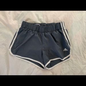 Gray adidas shorts